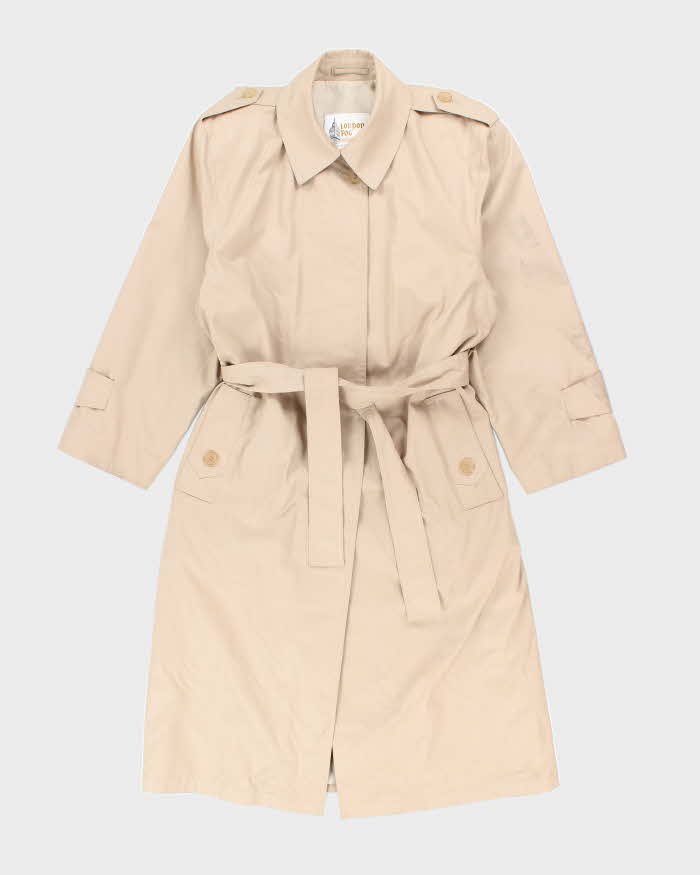 Vintage London Fog Heavyweight Collared Overcoat - L