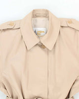 Vintage London Fog Heavyweight Collared Overcoat - L