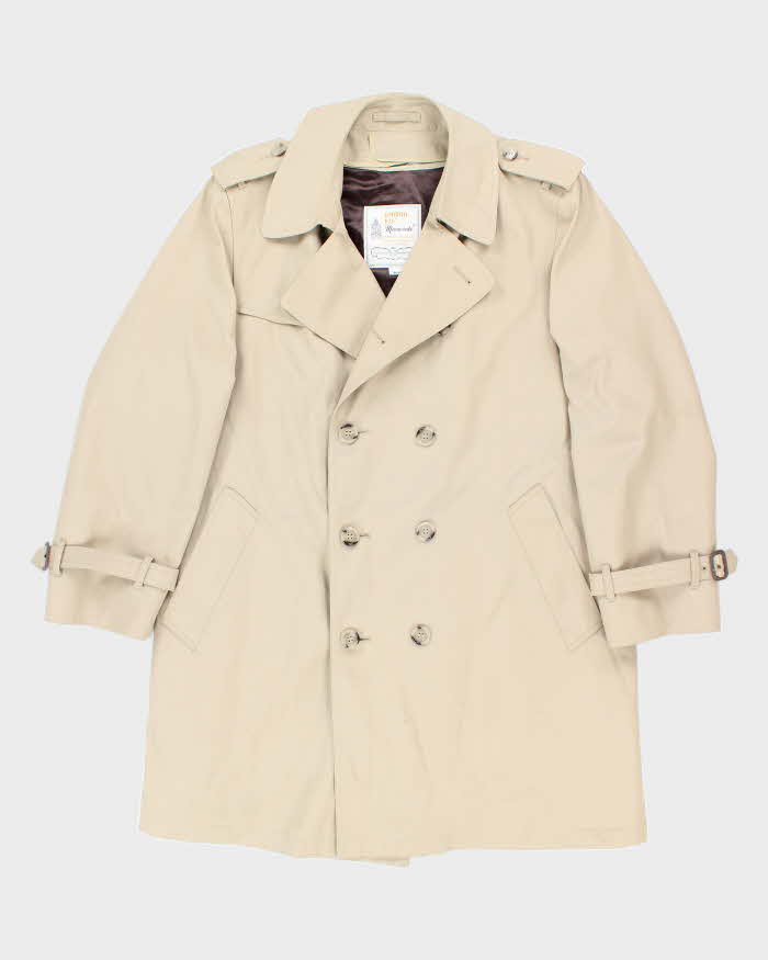 Vintage London Fog Heavyweight Button Up Overcoat  - L