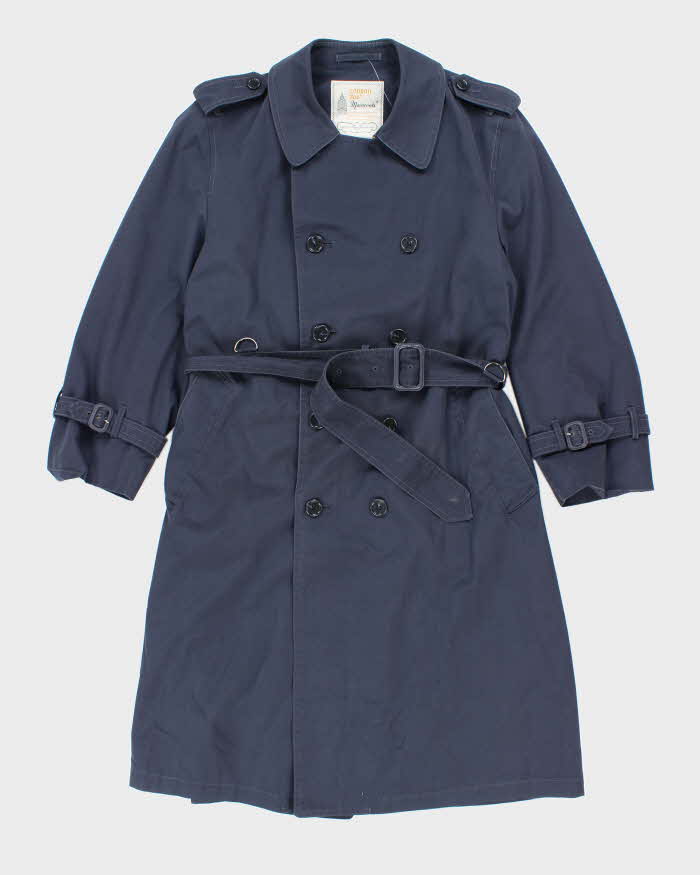 Vintage  London Fog Double Panel Button Up Trench Coat - L