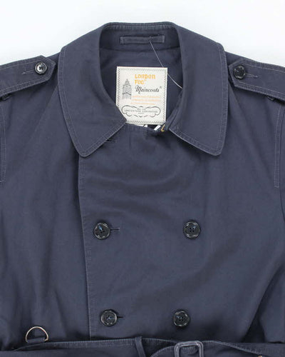 Vintage  London Fog Double Panel Button Up Trench Coat - L