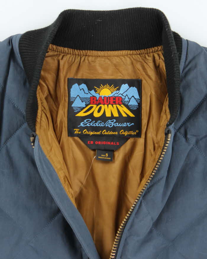 Vintage Eddie Bauer Down Filled Insulated Bomber Jacket - S