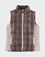 Vintage 2000's Burberry Brit Reversible Puffer Gilet - S