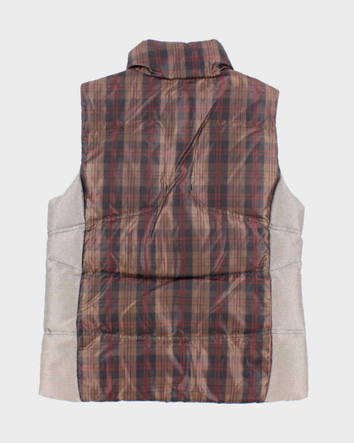 Vintage 2000's Burberry Brit Reversible Puffer Gilet - S
