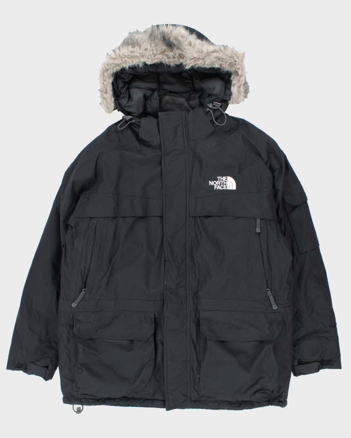 Vintage The North Face Heavyweight Fur Hooded Mountaineering Jacket - XL