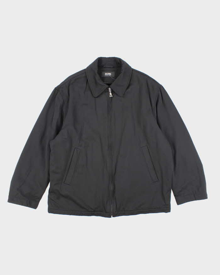 Vintage Hugo Boss Insulated Zip Up Harrington Jacket - XL