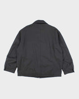 Vintage Hugo Boss Insulated Zip Up Harrington Jacket - XL