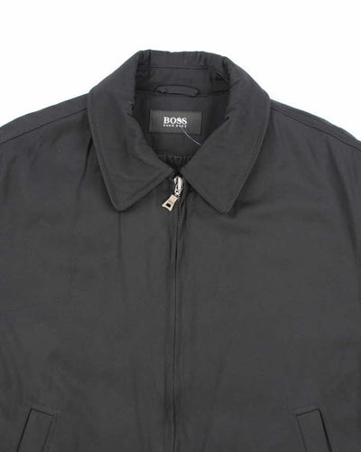 Vintage Hugo Boss Insulated Zip Up Harrington Jacket - XL