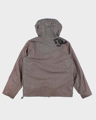 Vintage 2000's DC Skate Co. Monogram Hooded Ski Jacket - L