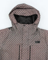 Vintage 2000's DC Skate Co. Monogram Hooded Ski Jacket - L