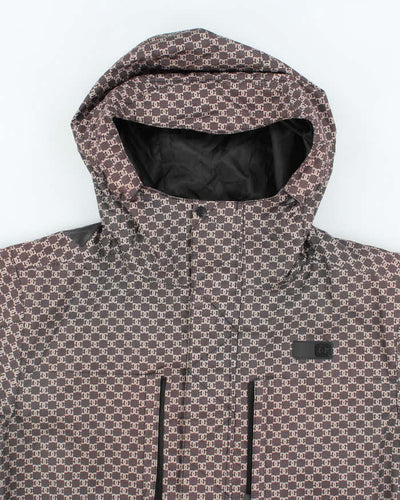 Vintage 2000's DC Skate Co. Monogram Hooded Ski Jacket - L