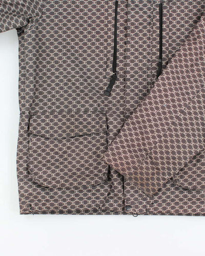 Vintage 2000's DC Skate Co. Monogram Hooded Ski Jacket - L