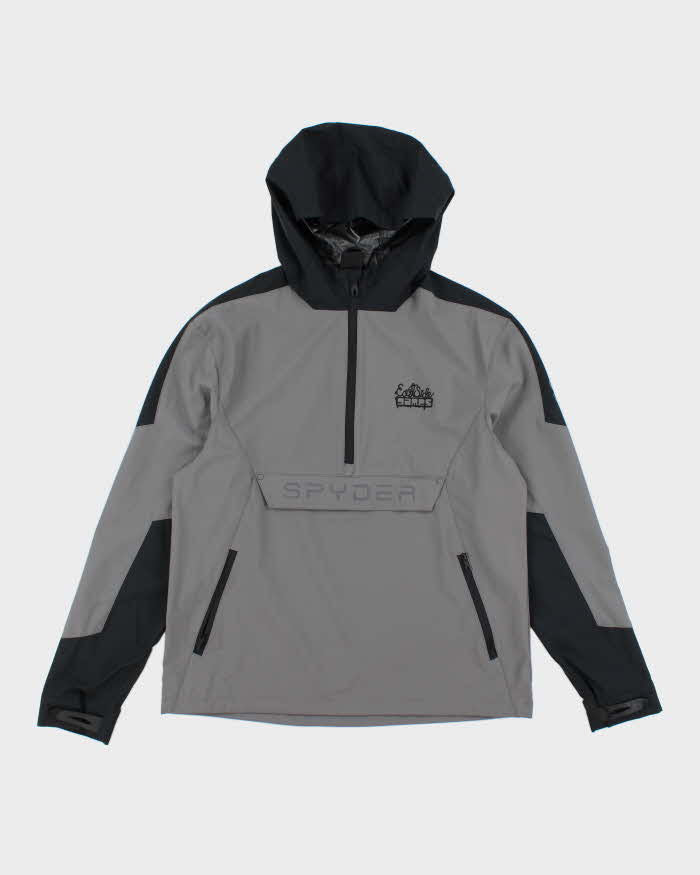 Vintage Y2K Sypder Lightweight 1/4 Zip Hooded Anorak Jacket - M