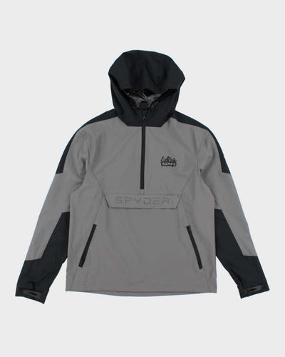 Vintage Y2K Sypder Lightweight 1/4 Zip Hooded Anorak Jacket - M