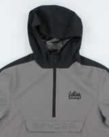 Vintage Y2K Sypder Lightweight 1/4 Zip Hooded Anorak Jacket - M