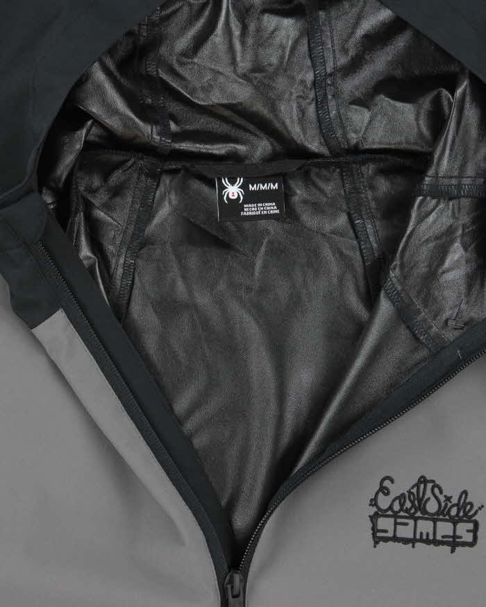Vintage Y2K Sypder Lightweight 1/4 Zip Hooded Anorak Jacket - M