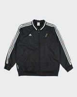 Vintage 2000's Adidas Fuse Striped Windbreaker Jacket - XXL