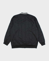 Vintage 2000's Adidas Fuse Striped Windbreaker Jacket - XXL