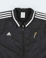 Vintage 2000's Adidas Fuse Striped Windbreaker Jacket - XXL