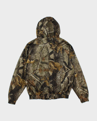 Vintage 2000's Remington Real Tree Camouflage Hooded Jacket - M