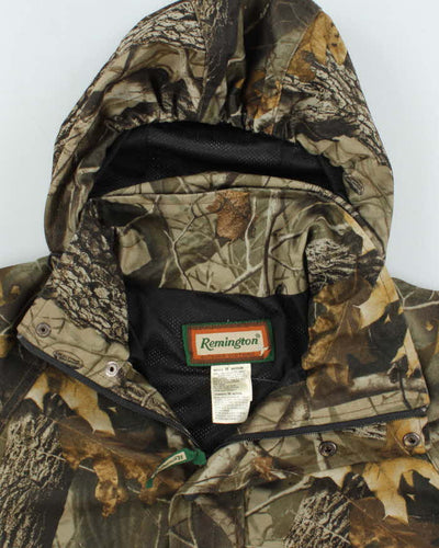 Vintage 2000's Remington Real Tree Camouflage Hooded Jacket - M