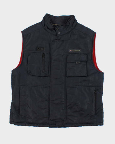 Vintage 2000's Tommy Hilfiger Multi Pocketed Lined Gilet - XL