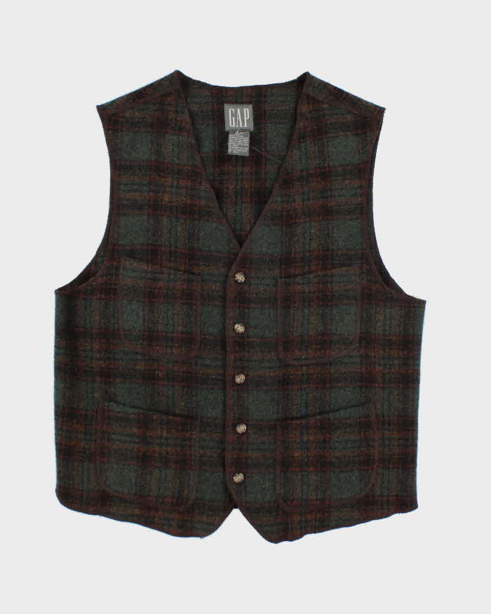 Vintage 2000's GAP Recycled Wool Gilet - M