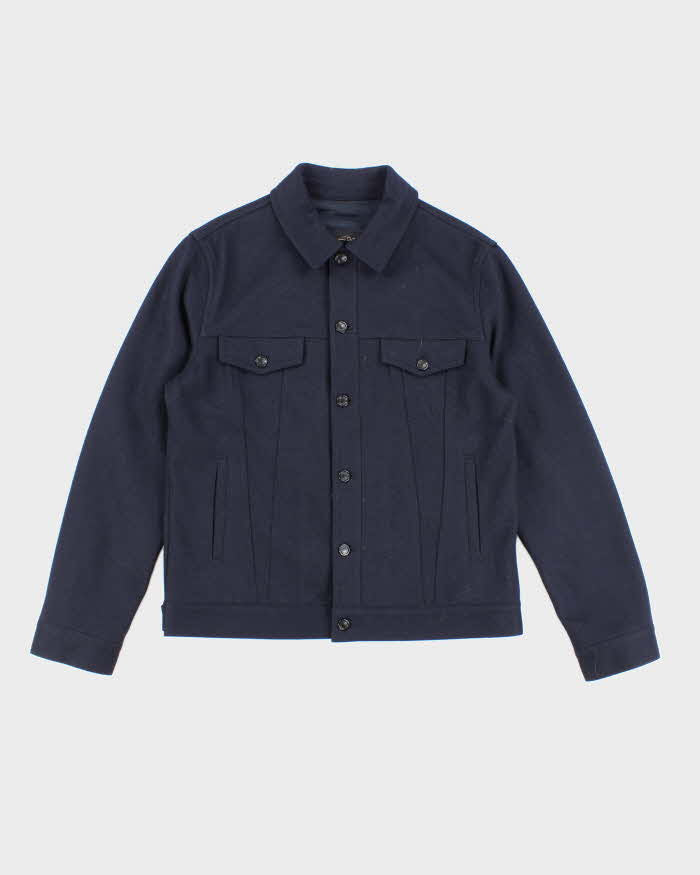 Vintage Y2K Massimo Dutti Snap Button Harrington Jacket - L