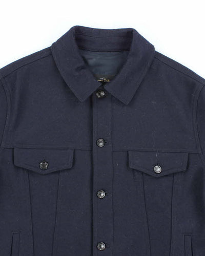 Vintage Y2K Massimo Dutti Snap Button Harrington Jacket - L