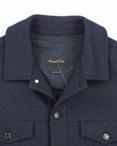Vintage Y2K Massimo Dutti Snap Button Harrington Jacket - L