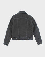 Vintage 2000's Levi's Fleeced Lined Black Wash Denim Jacket - M