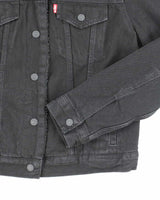 Vintage 2000's Levi's Fleeced Lined Black Wash Denim Jacket - M