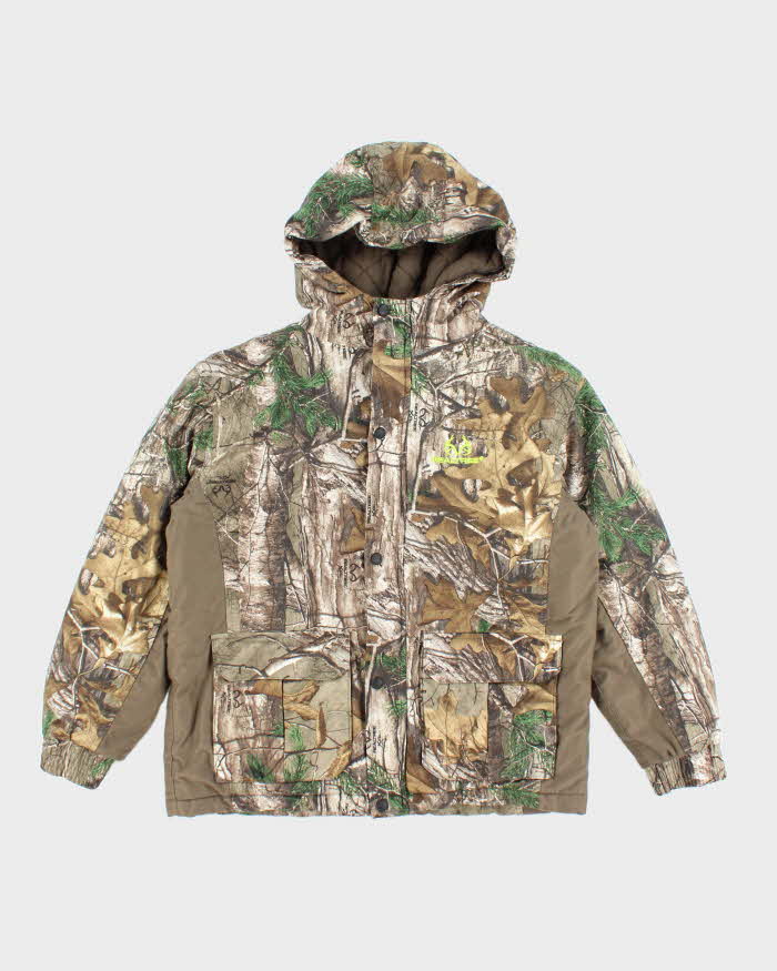 Vintage 2000's Real Tree Camouflage Insulated Hooded Jacket - L