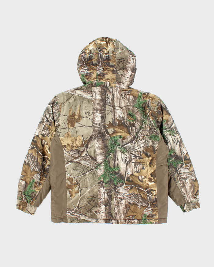 Vintage 2000's Real Tree Camouflage Insulated Hooded Jacket - L