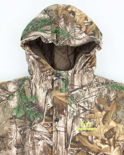 Vintage 2000's Real Tree Camouflage Insulated Hooded Jacket - L