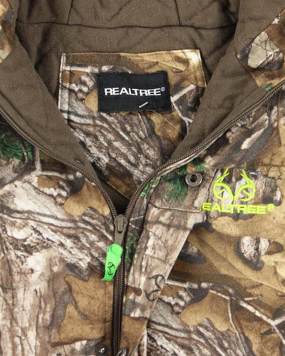 Vintage 2000's Real Tree Camouflage Insulated Hooded Jacket - L