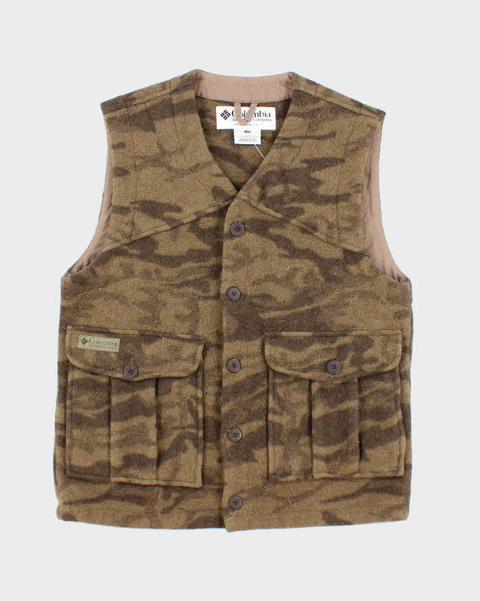 Vintage 2000's Columbia Camouflage Insulated Gilet - M
