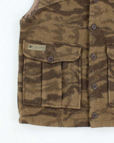 Vintage 2000's Columbia Camouflage Insulated Gilet - M
