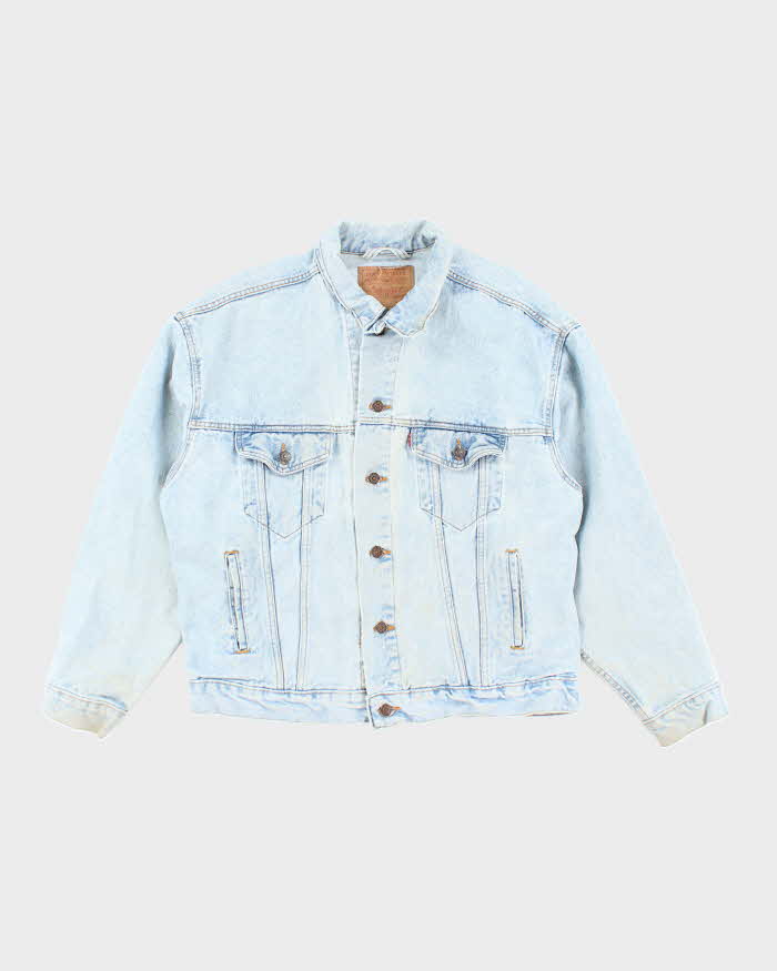 Vintage 90's Levi's Light Wash Oversized Denim Jacket - XL