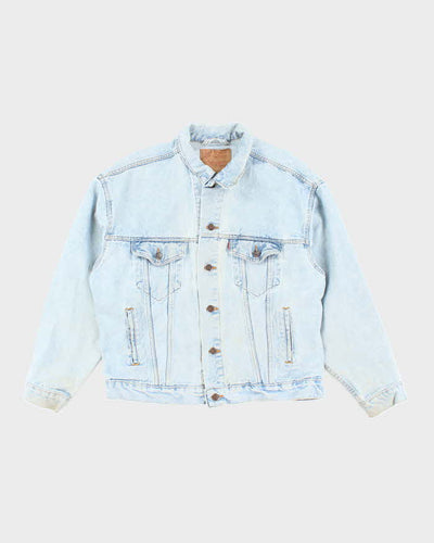 Vintage 90's Levi's Light Wash Oversized Denim Jacket - XL