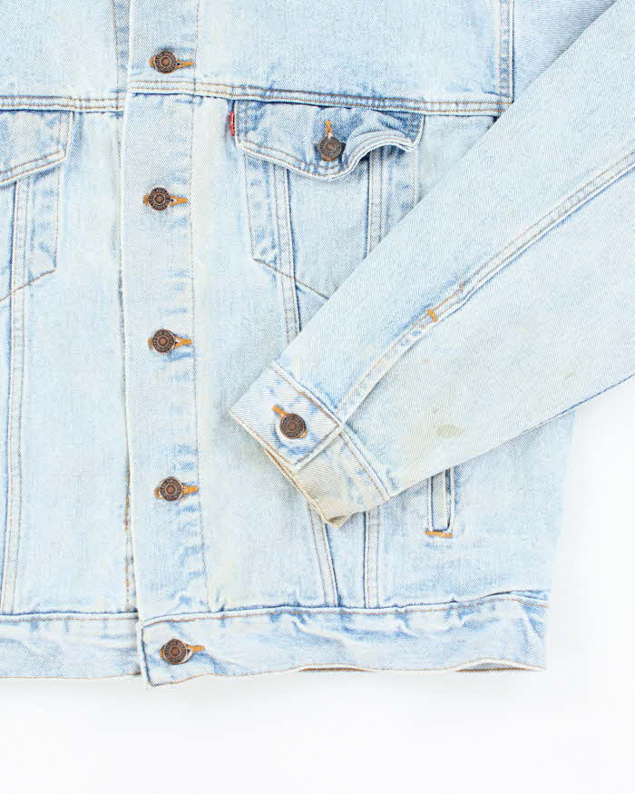 Vintage 90's Levi's Light Wash Oversized Denim Jacket - XL