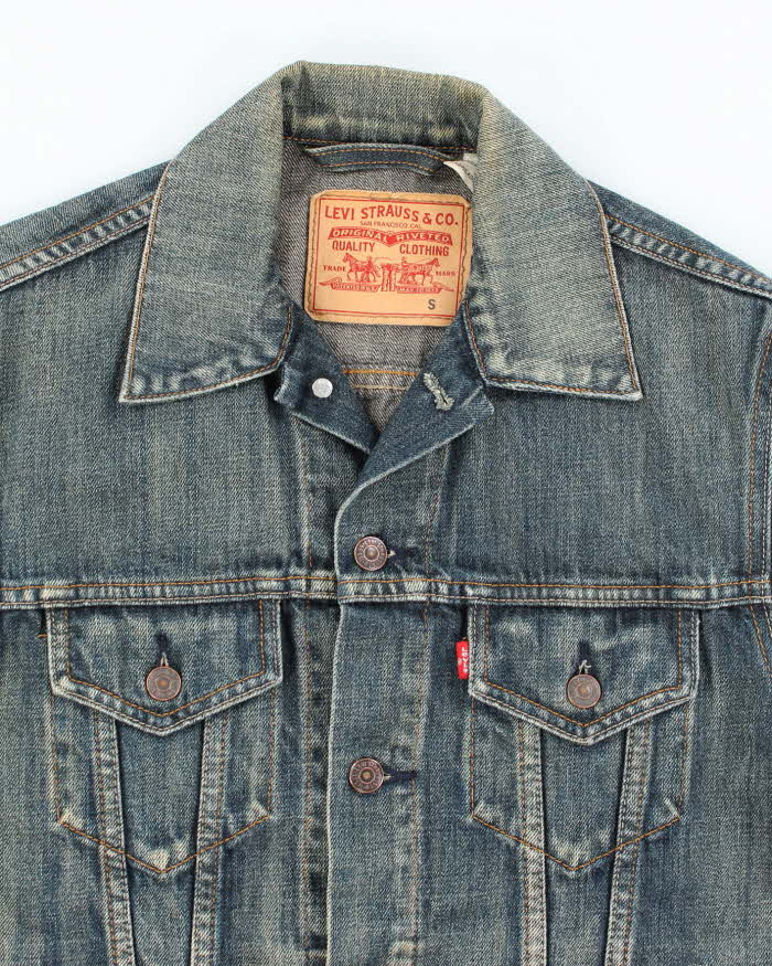 Vintage 2000's Levi's Dark Wash Denim Jacket - S