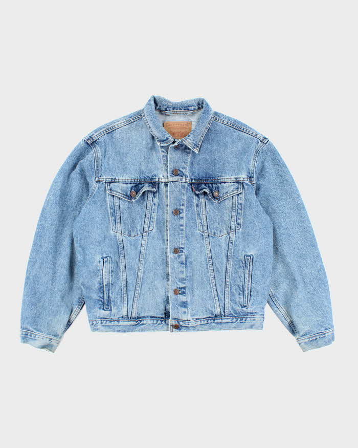 Vintage 90's Levi's Medium Wash Oversized Denim Jacket - M