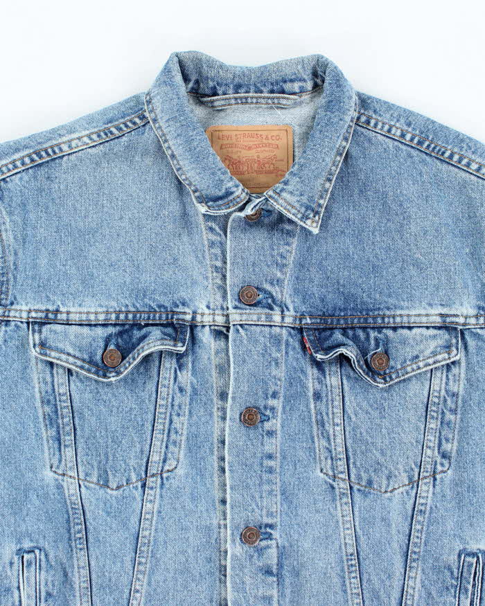 Vintage 90's Levi's Medium Wash Oversized Denim Jacket - M