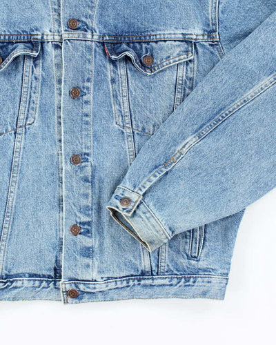 Vintage 90's Levi's Medium Wash Oversized Denim Jacket - M