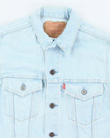 Vintage 80's Levi's Ultra Light Wash Denim Jacket - S