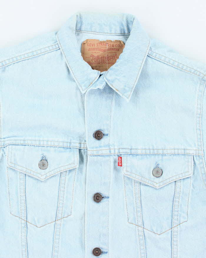 Vintage 80's Levi's Ultra Light Wash Denim Jacket - S
