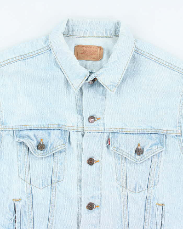 Vintage 90's Levi's Light Wash Denim Jacket - S