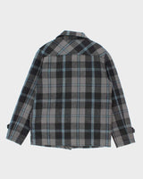 Vintage 2000's Quiksilver Heavyweight Button Up Flannel Shacket - L