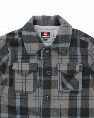 Vintage 2000's Quiksilver Heavyweight Button Up Flannel Shacket - L